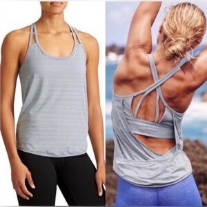 Athleta Womens Activewear tank with built in bra Sz small